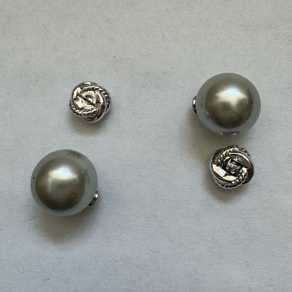 Kate Spade faux pearl stud earrings - Picture 2 of 7